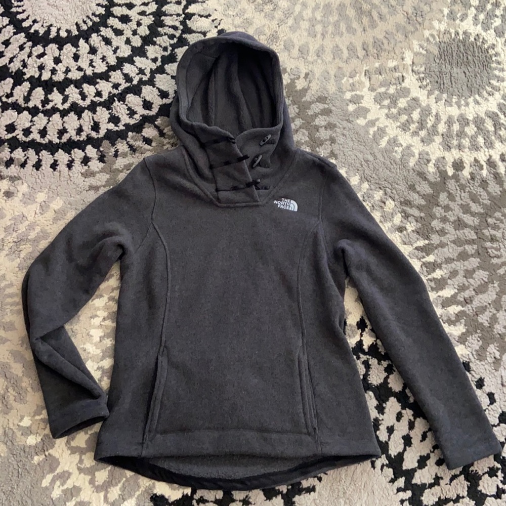 The North Face warm fleece hoodie Never worn
